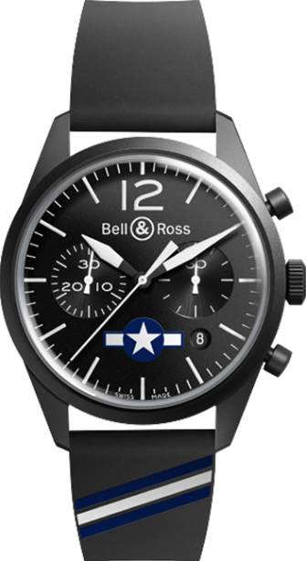 Bell & Ross Vintage Original BR 126 Chronograph BRV126-BL-CA-CO/US Replica Watch